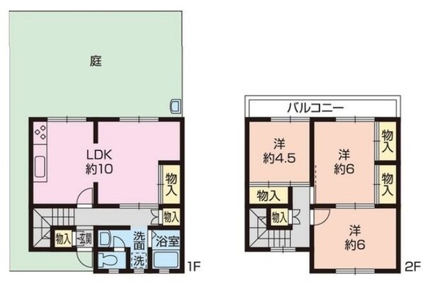 相原タウンハウスの物件間取画像